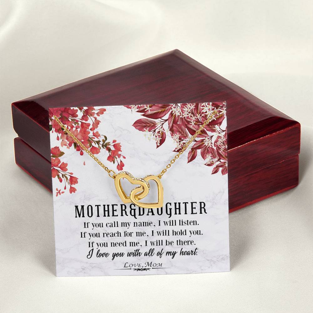 Mother & Daughter- Interlocking Hearts Interlocking Hearts Necklace