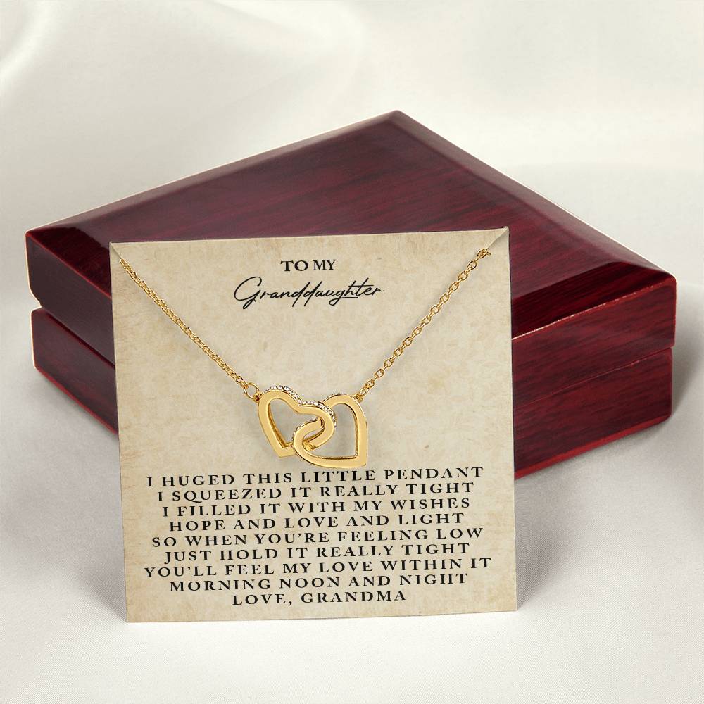 Give Her The Gift She Will Always Remember💝 - Interlocking Necklace Interlocking Hearts Necklace