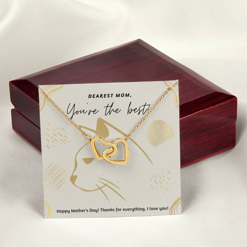 Mother'S Day Interlocking Hearts Necklace