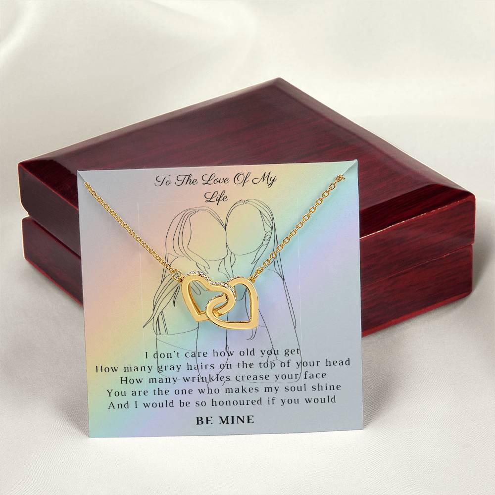 Love Of My Life Interlocking Heart Necklace Interlocking Hearts Necklace