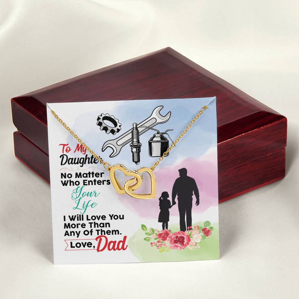 Mechanic'S Daughter - Interlocking Heart Necklace Interlocking Hearts Necklace