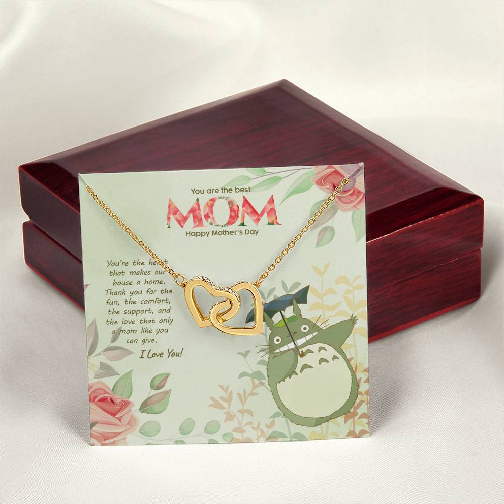 Special Edition You Are The Best Mom! Interlocked Hearts Tm2V4 Interlocking Hearts Necklace