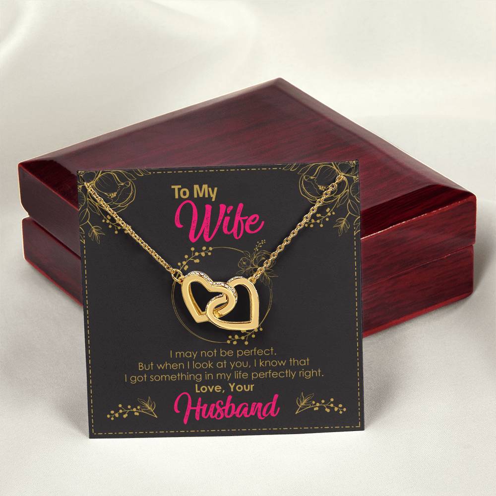 Perfectly Right Wife! Exclusive Necklace! Interlocking Hearts Necklace