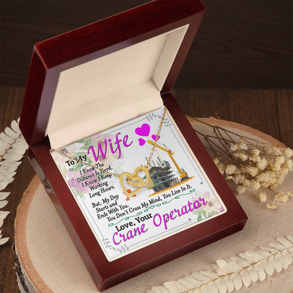 Crane Operator'S Wife - Interlocking Heart Necklace Interlocking Hearts Necklace