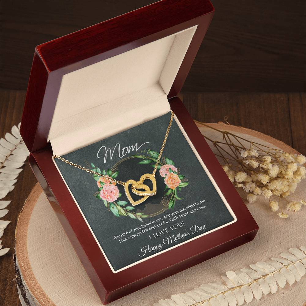 Interlocking Hearts Mother'S Day Necklace Interlocking Hearts Necklace