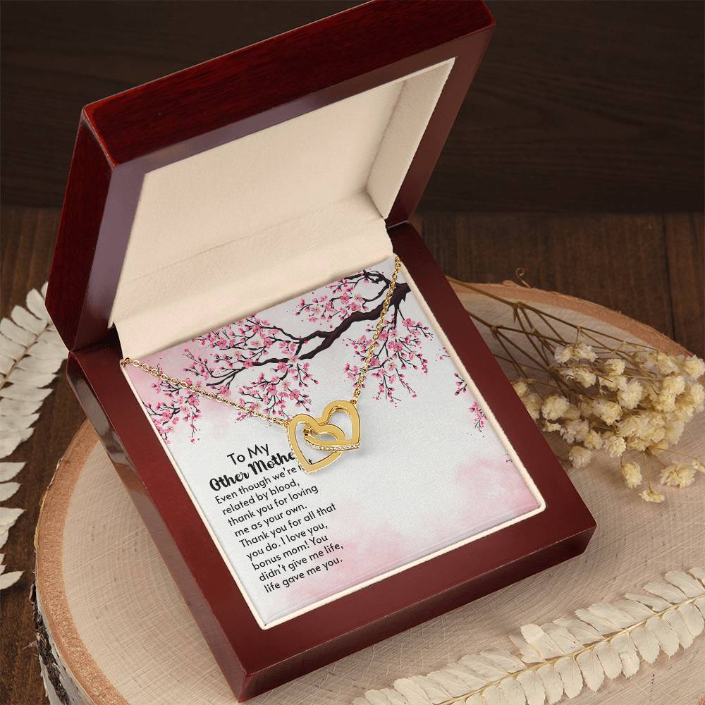 To My Mother - Interlocking Hearts Necklace