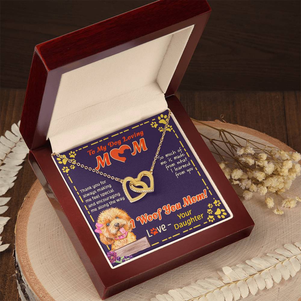 To My Mom - You Are Special - Necklace Interlocking Hearts Necklace
