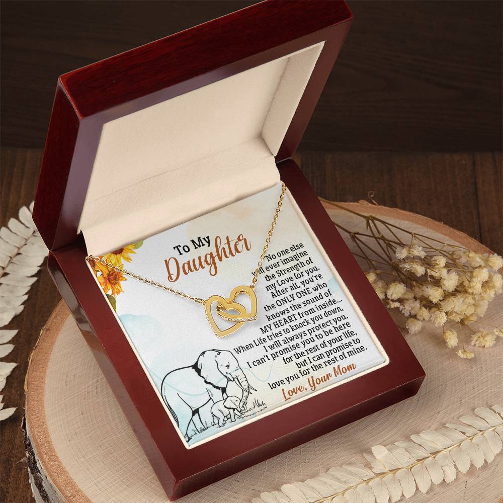 Thoughtful Gifts For You Daughter Best Christmas Gifts Interlocking Hearts Necklace