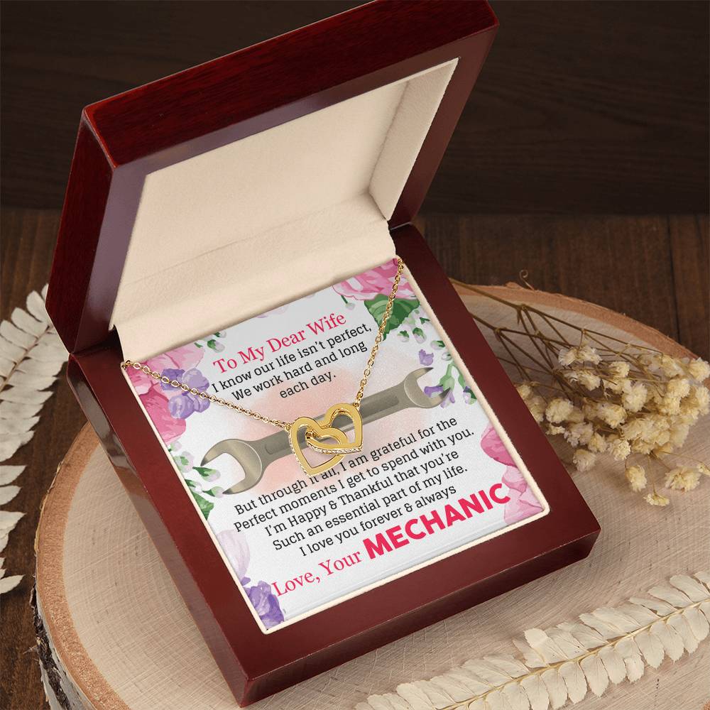 Mechanic'S Wife - Interlocking Heart Necklace Interlocking Hearts Necklace