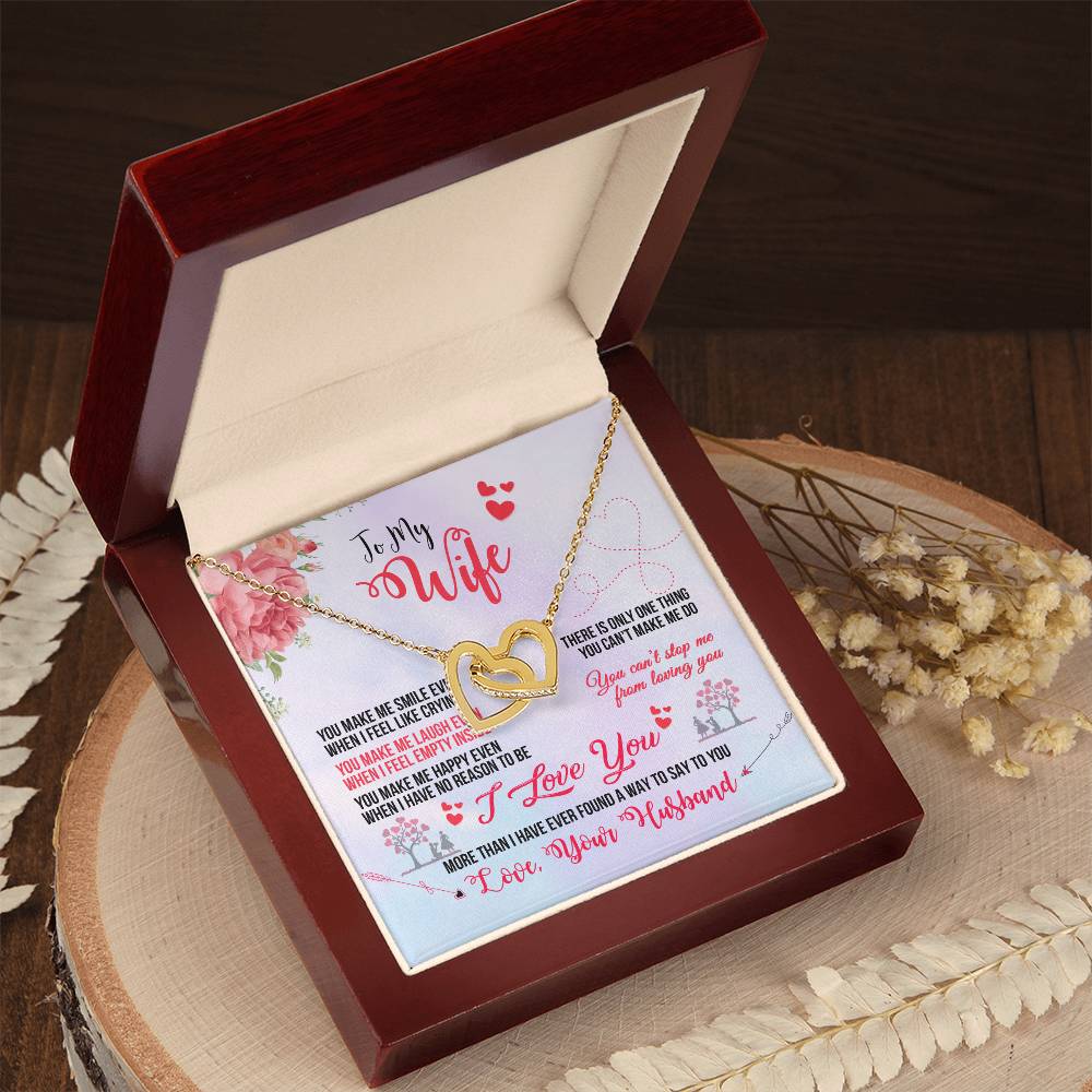 Anniversary Gift For Wife Gift For Her From Husband Gift For Her Mothers Day Gift Valentines Day Gift Gifts For Wife Christmas Gift Interlocking Hearts Necklace