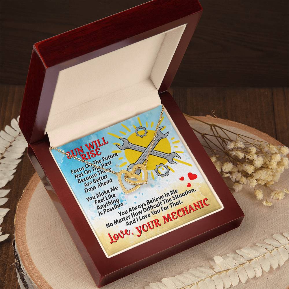 Mechanic'S Wife - Interlocking Heart Necklace Interlocking Hearts Necklace