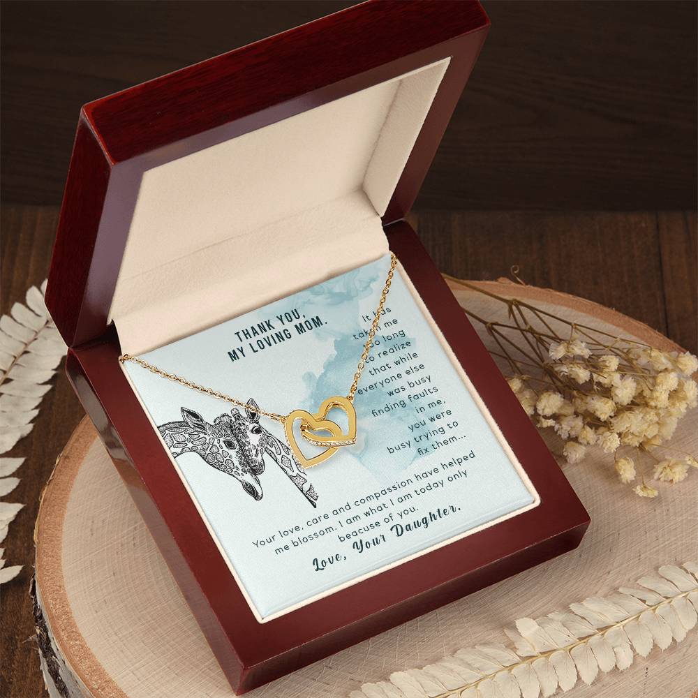 Mothers Day Gift From Daughter Son - Mother Necklace Gifts For Mom Mom Necklace Interlocking Hearts Interlocking Hearts Necklace