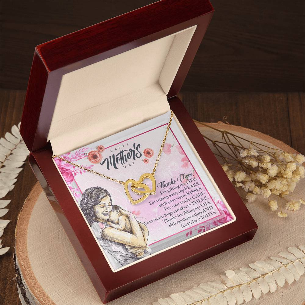 Gift For Mom - Giving Thanks Interlocking Hearts Necklace