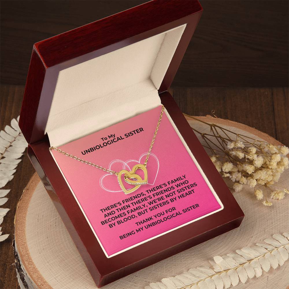 Unbiological Sister - Interlocking Hearts Interlocking Hearts Necklace