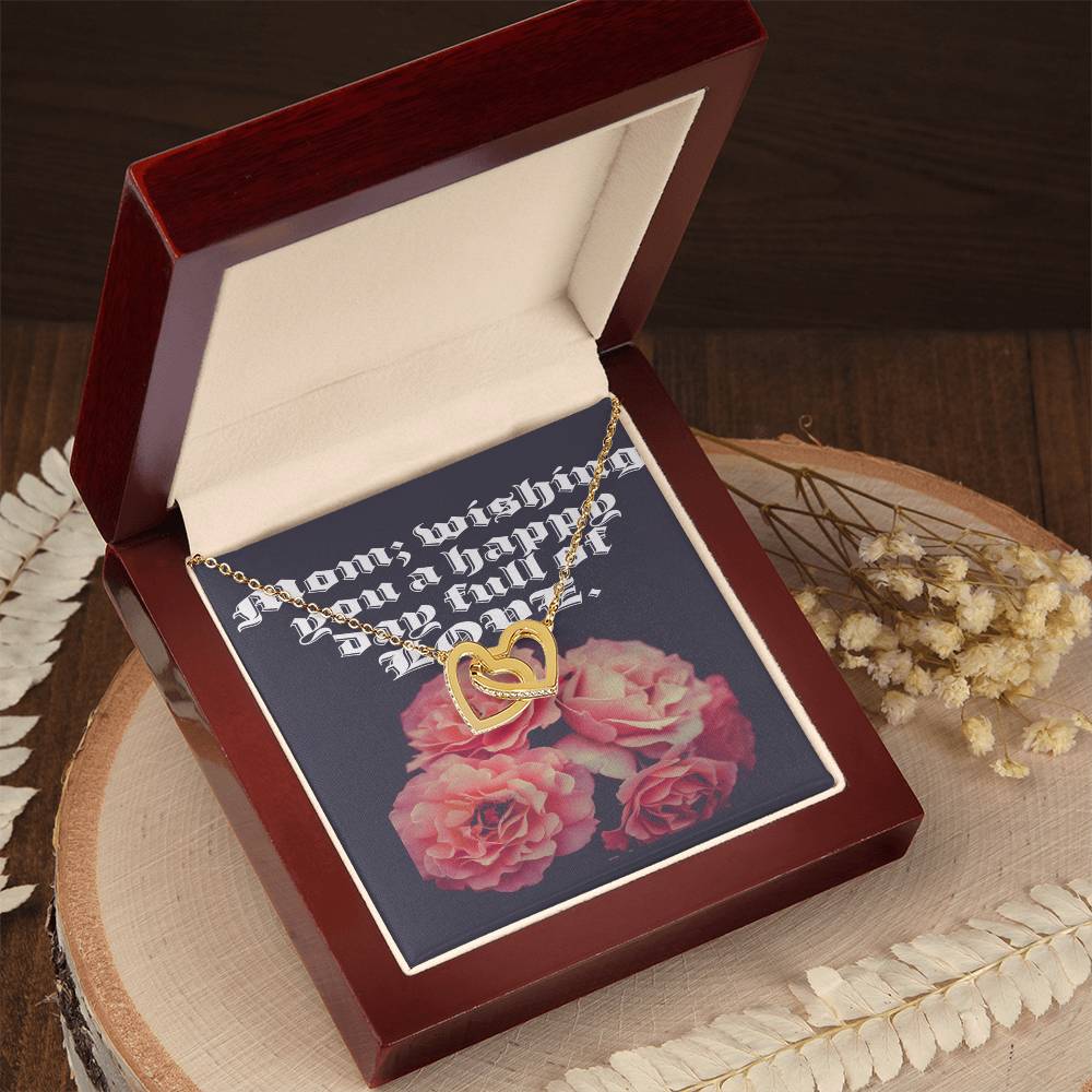 Happy Mother'S Dayike Mens Production Interlocking Hearts Necklace