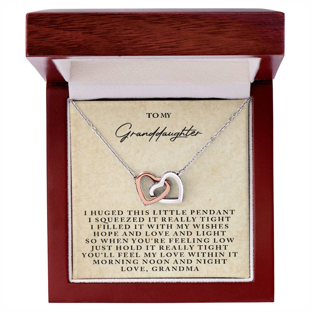 Give Her The Gift She Will Always Remember💝 - Interlocking Necklace Interlocking Hearts Necklace