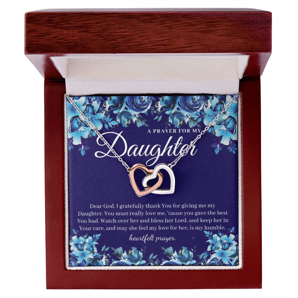 A Prayer For My Daughter - Interlocking Heart Necklace Interlocking Hearts Necklace