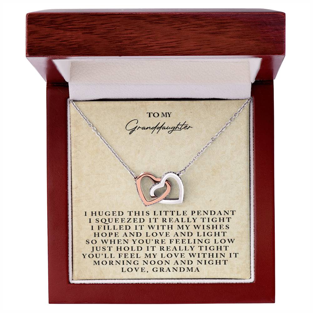 Give Her The Gift She Will Always Remember💝 - Interlocking Necklace Interlocking Hearts Necklace