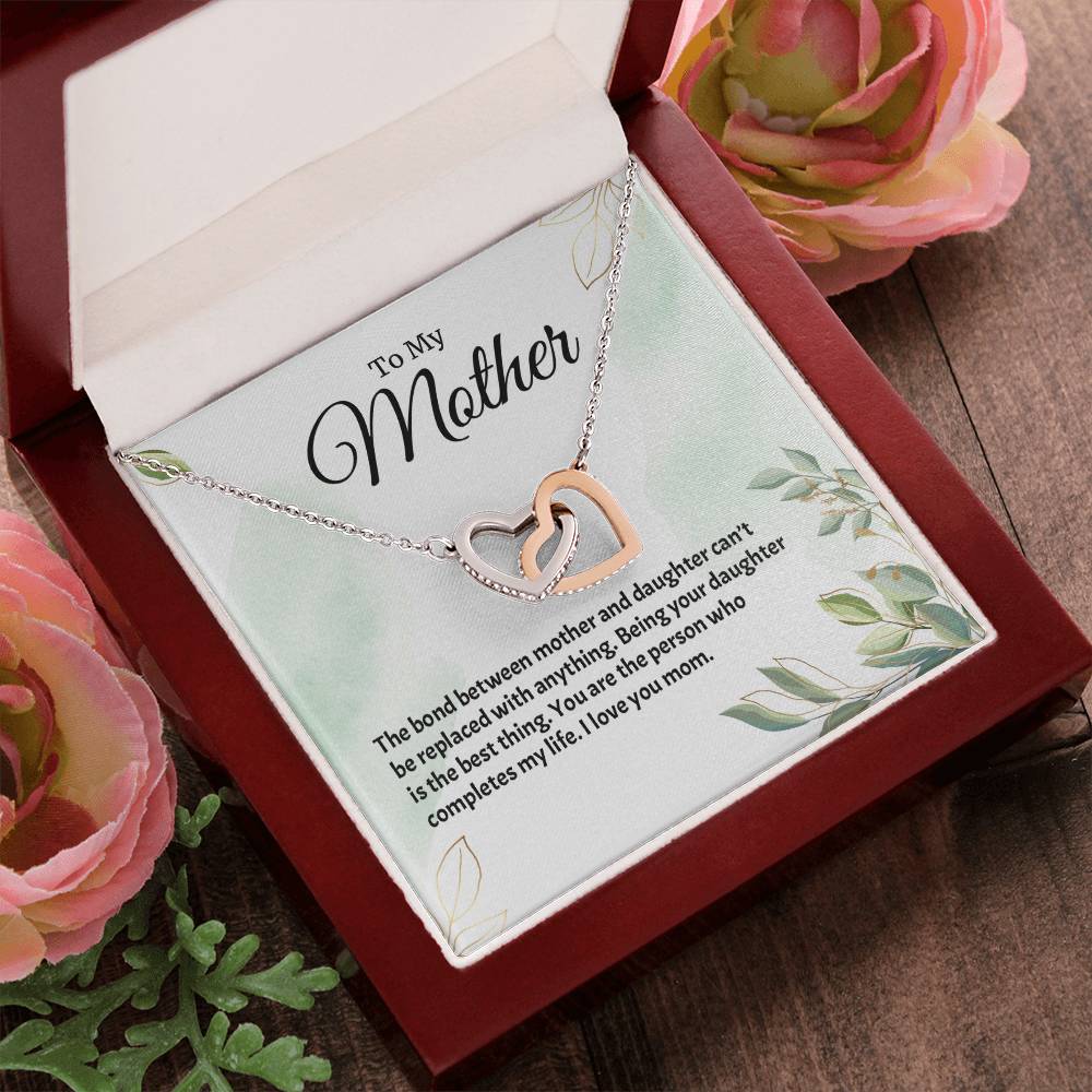 Interlocking Hearts Necklace For Mother