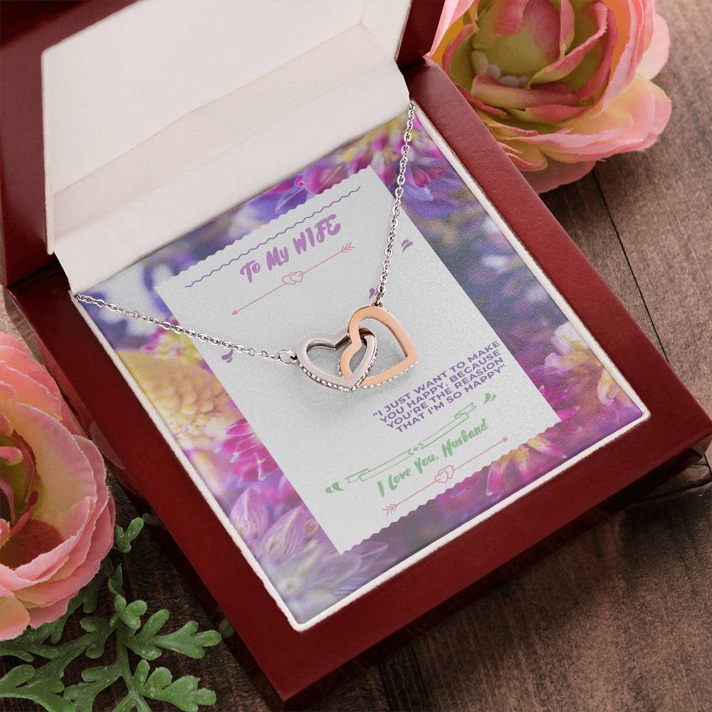 The Best Birthday Gifts For Your Wife Interlocking Hearts Necklace