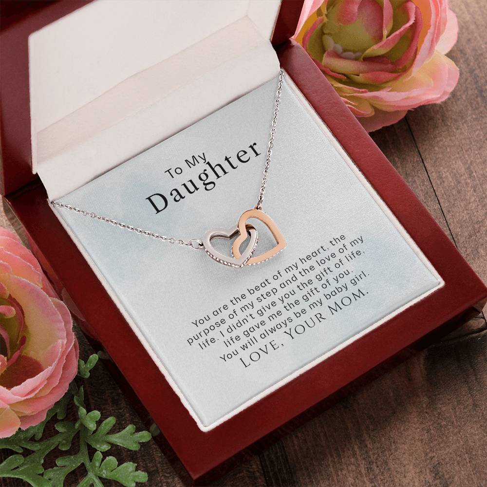Collection Daughter - The Beat Of My Heart - Necklace Interlocking Hearts Necklace