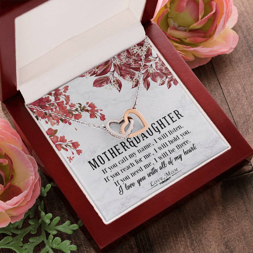 Mother & Daughter- Interlocking Hearts Interlocking Hearts Necklace
