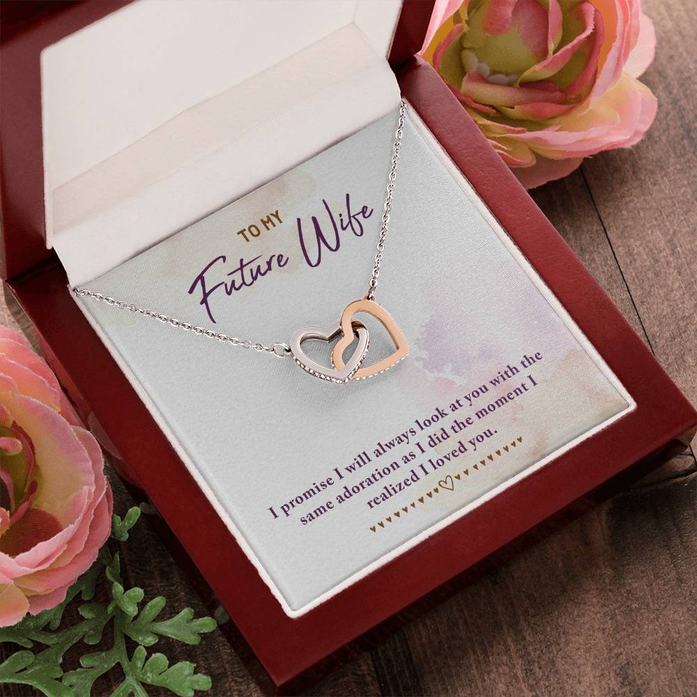 Future Wife Interlocking Hearts Necklace