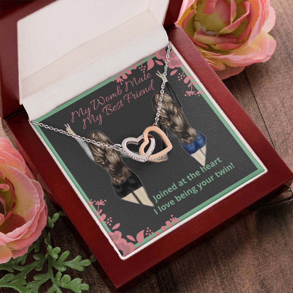 Joined At The Heart Interlocking Hearts Necklace