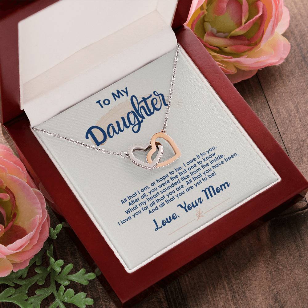 Collection Daughter - You Were The First One - Interlocking Hearts Necklace