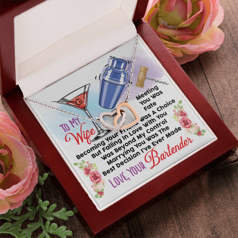 Bartender'S Wife - Interlocking Heart Necklace Interlocking Hearts Necklace