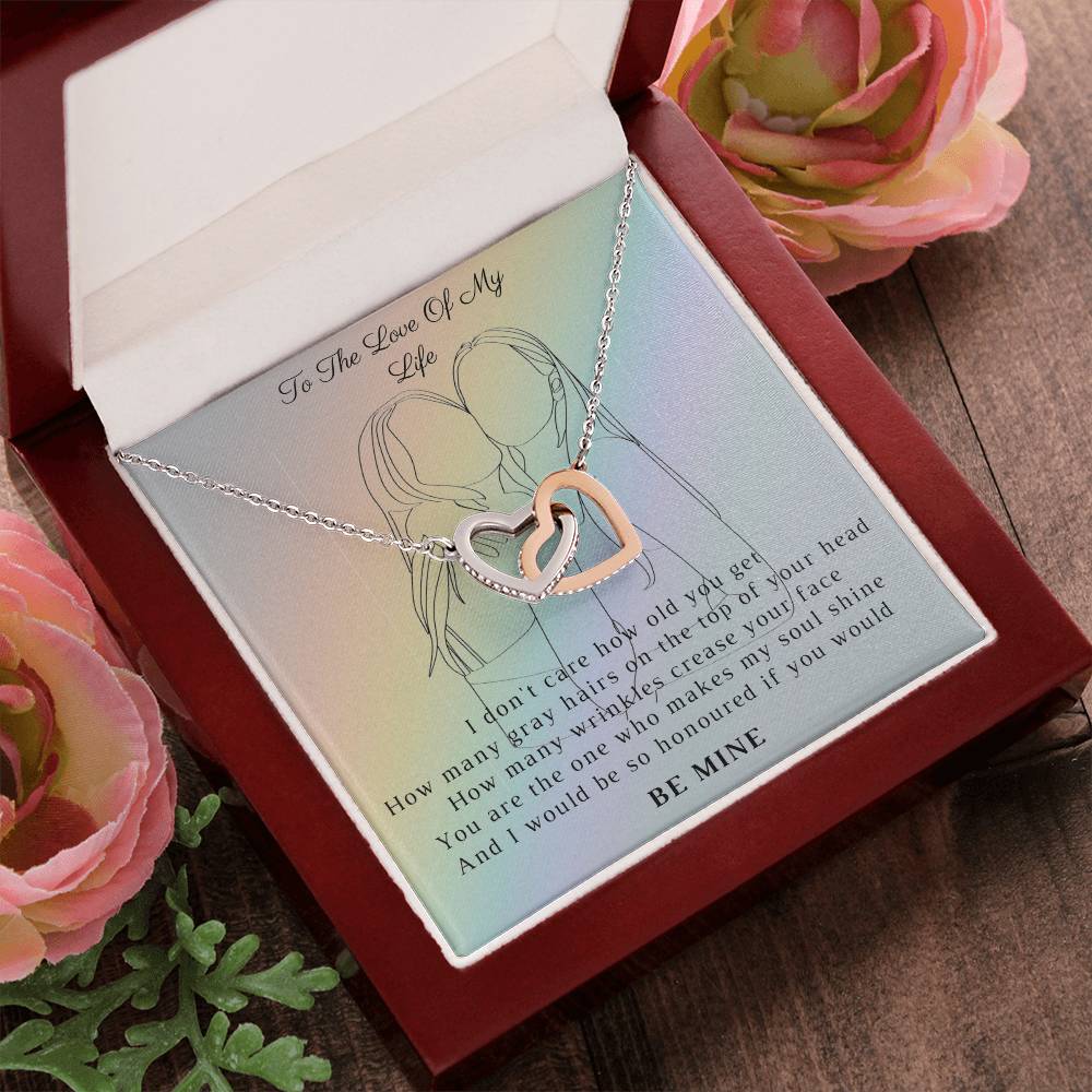Love Of My Life Interlocking Heart Necklace Interlocking Hearts Necklace