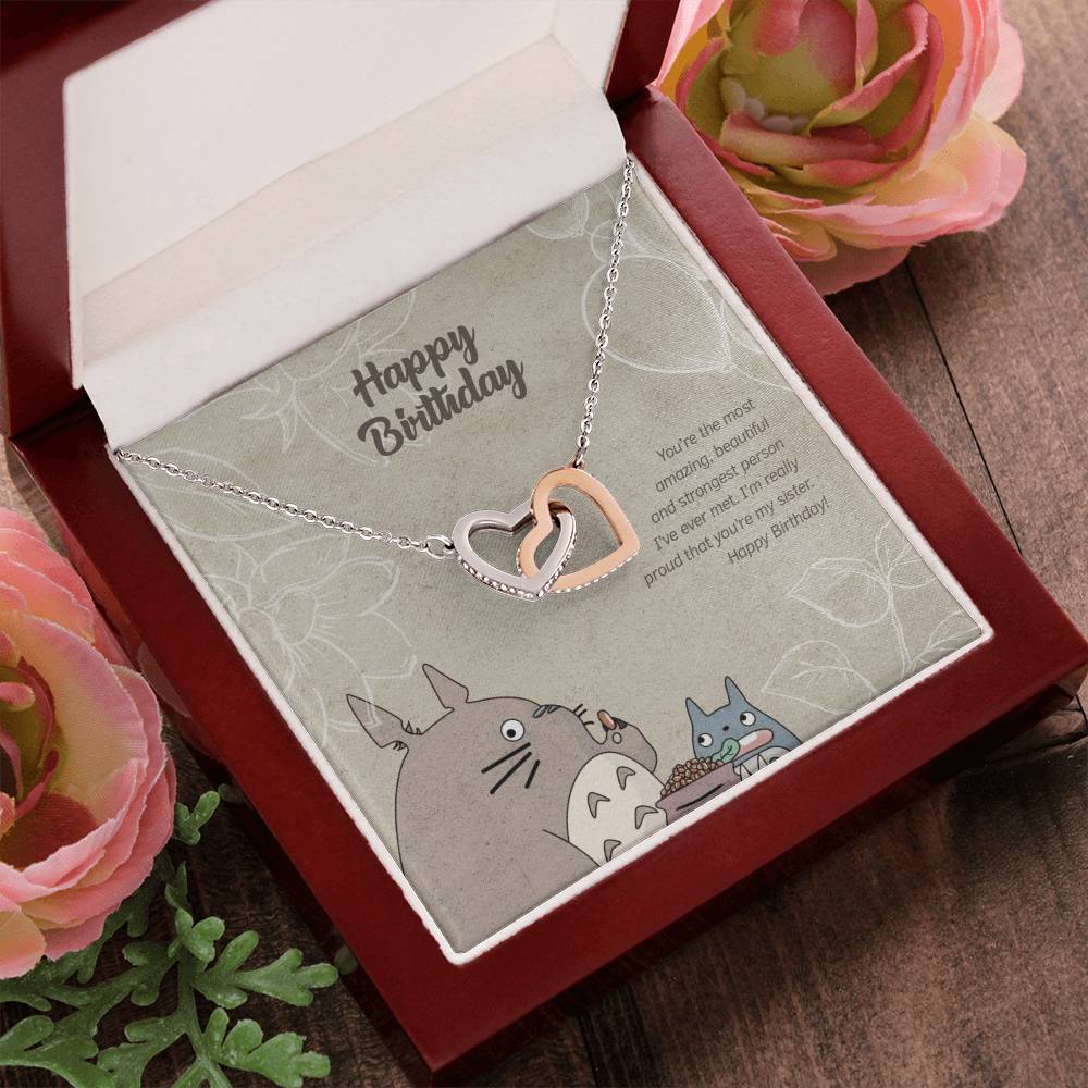 Sister'S Love - Interlocking Hearts Necklace