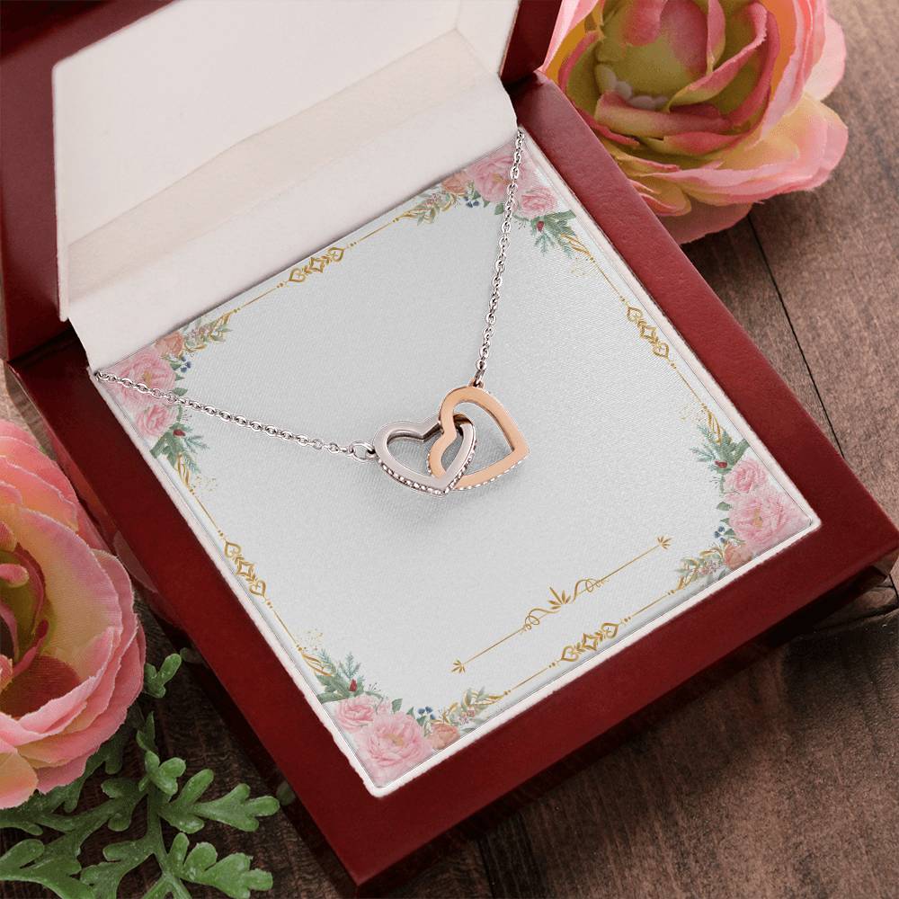 Mother'S Day Interlocking Hearts Necklace