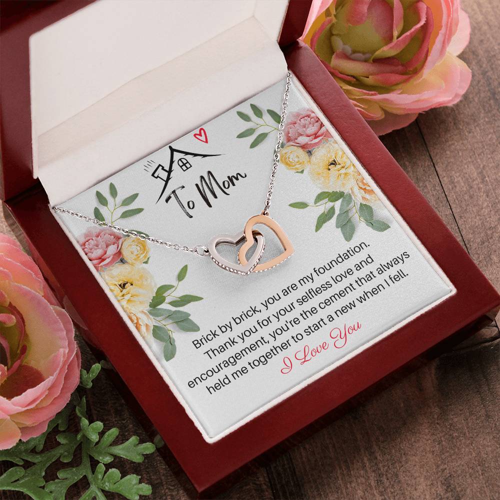 Perfect Necklace For Mom On Any Occasion Interlocking Hearts Necklace