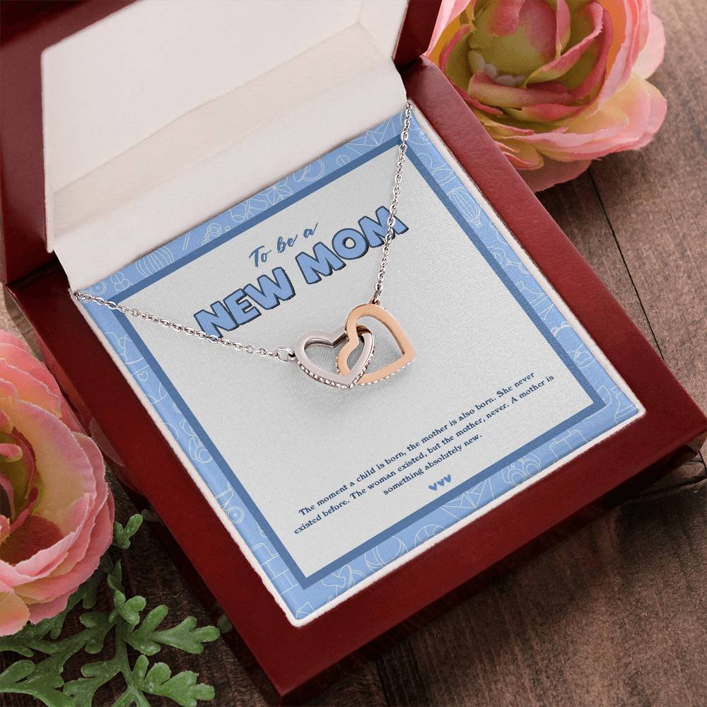 New Mommy To Be Mother'S Day Mommy To Be Gift Pregnant Necklace Interlocking Hearts Necklace