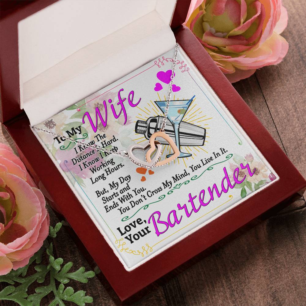 Bartender'S Wife - Interlocking Heart Necklace Interlocking Hearts Necklace