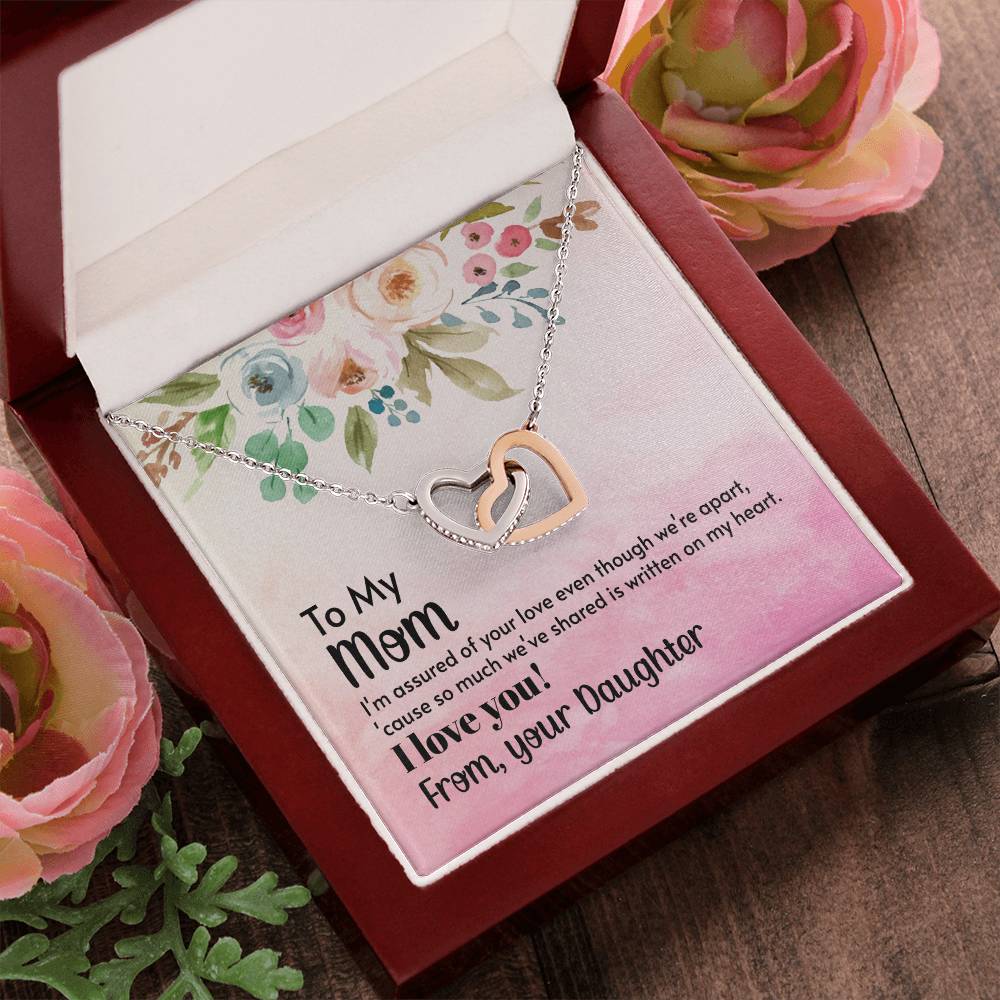 Mothers Day Gift From Daughter Son - Mother Necklace Gifts For Mom Mom Necklace Interlocking Hearts Interlocking Hearts Necklace