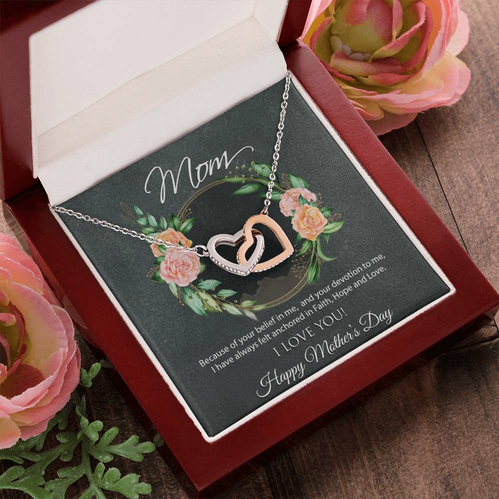 Interlocking Hearts Mother'S Day Necklace Interlocking Hearts Necklace