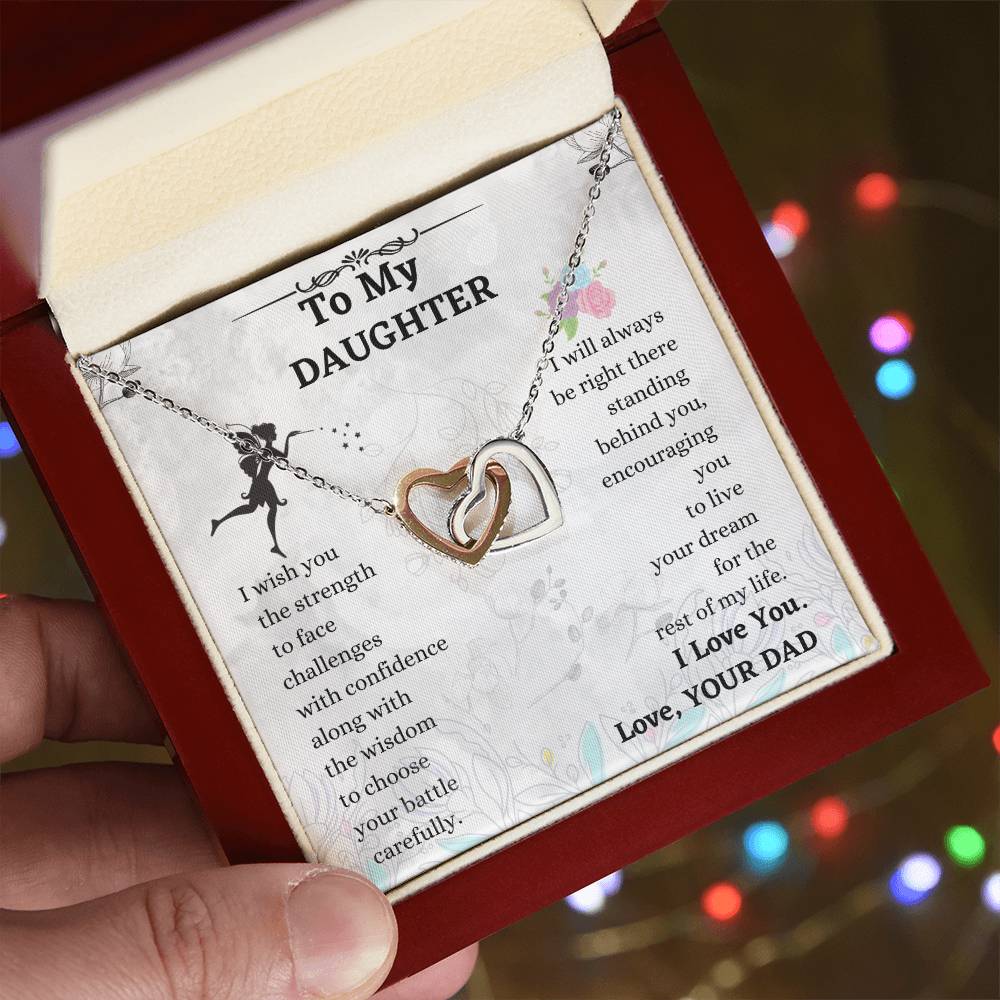 TO5EFF~1 Interlocking Hearts Necklace