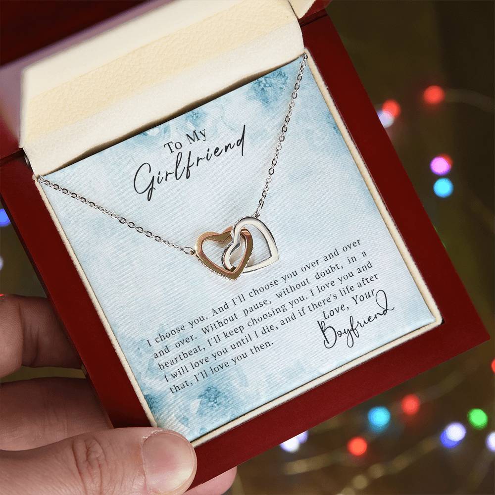 Collection Girlfriend - Interlocking Interlocking Hearts Necklace