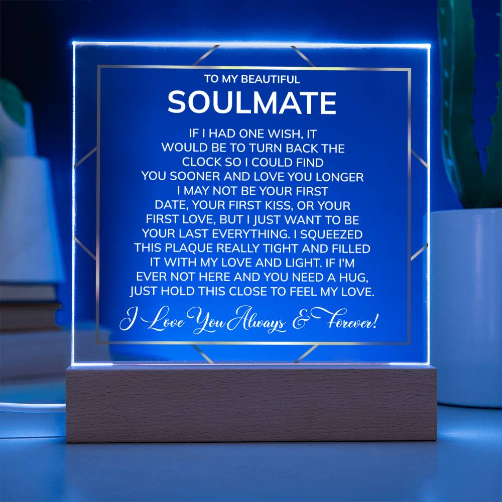Feel My Love - Hold This Close - Acrylic Square Plaque