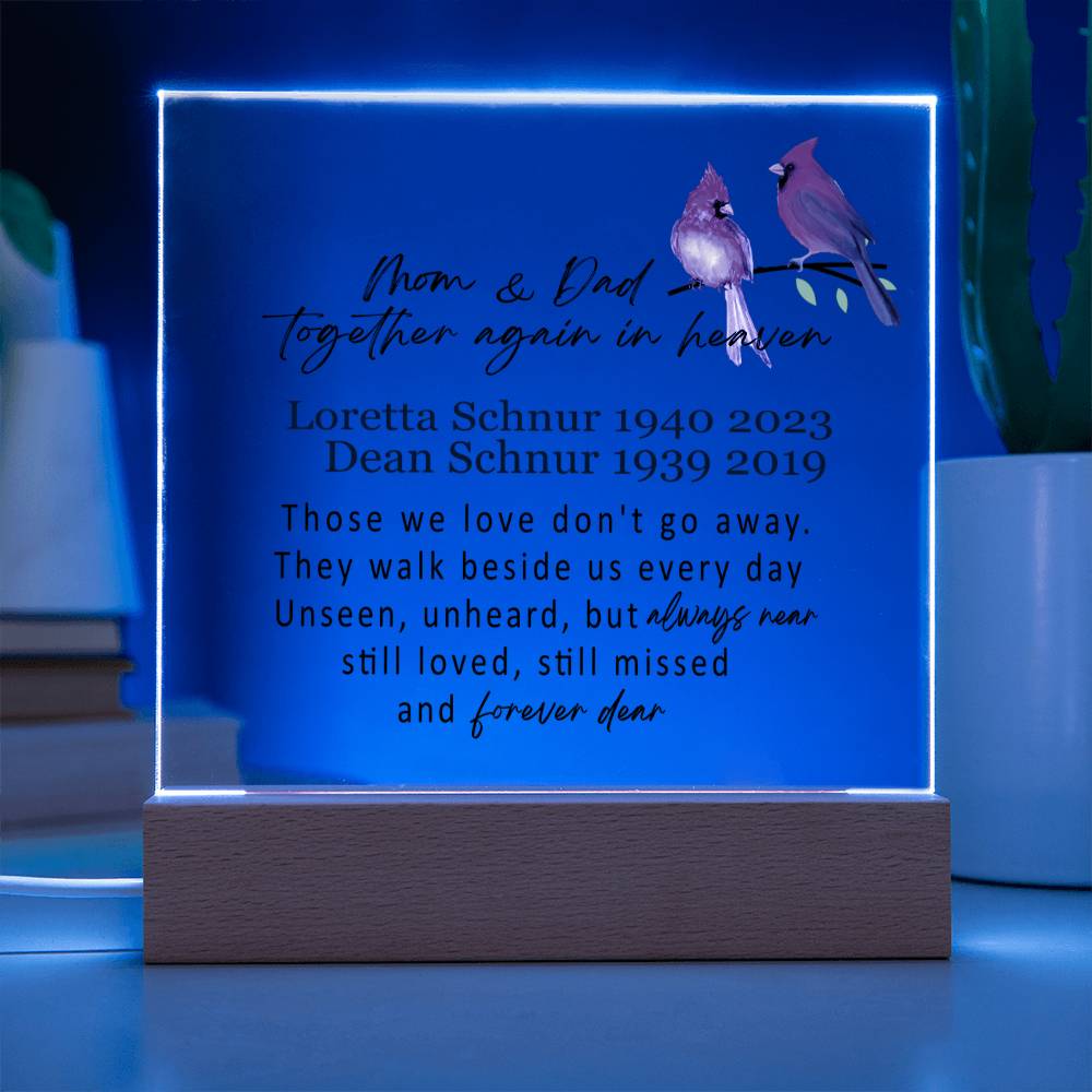 Autumn Schnur - Always Near - Acrylic Square Plaque