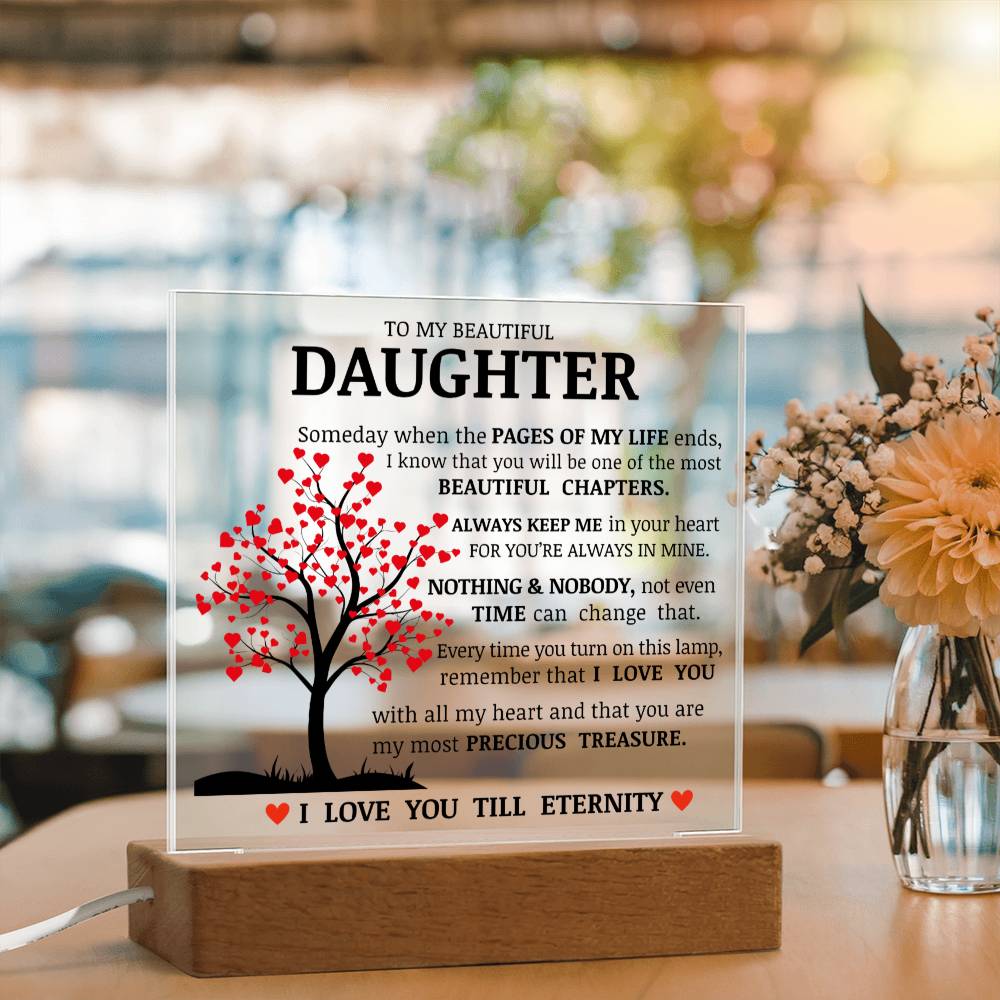 Daughter Keepsake - Nothign And Nobody - Acrylic Square