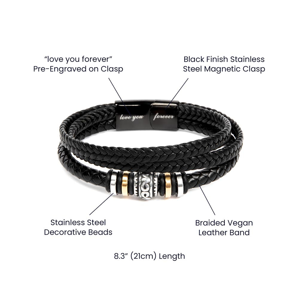 To My Nephew - Love You Forever - Love You Forever Bracelet