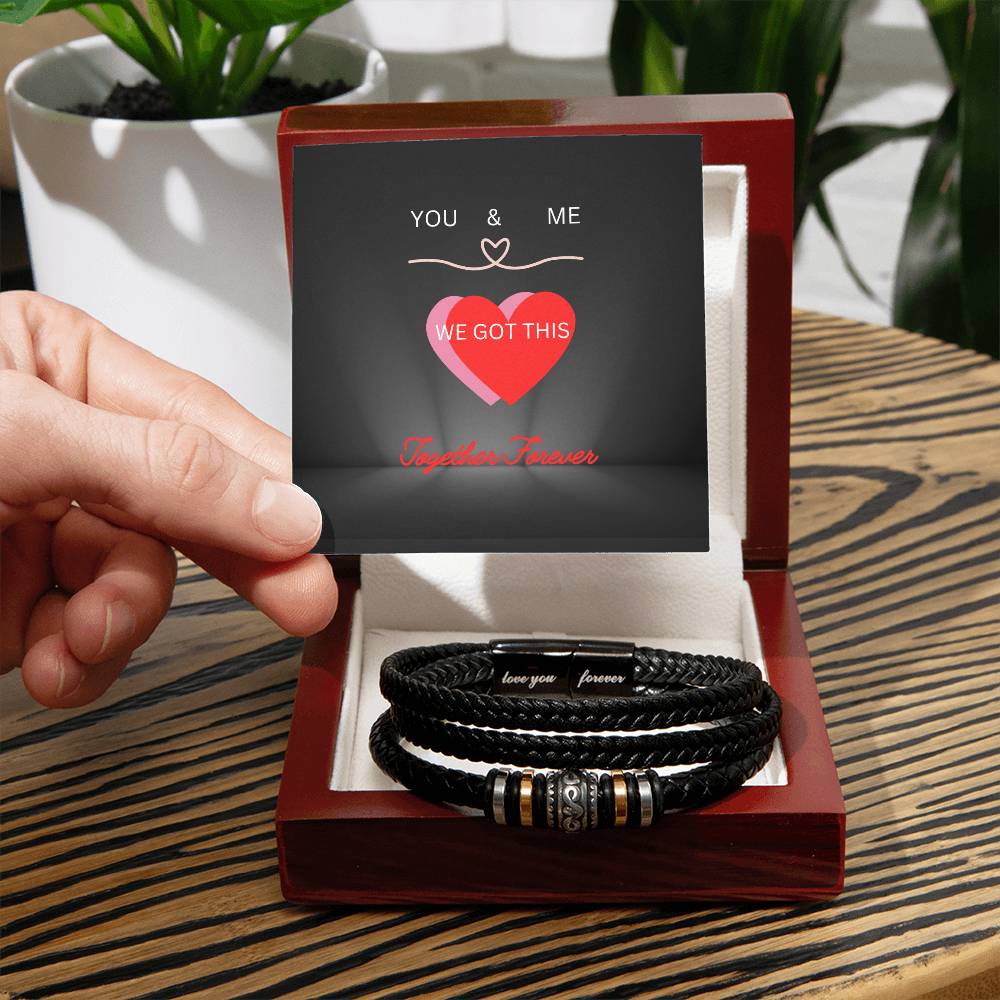 Men's We Got This Bracelet - Love You Forever Bracelet
