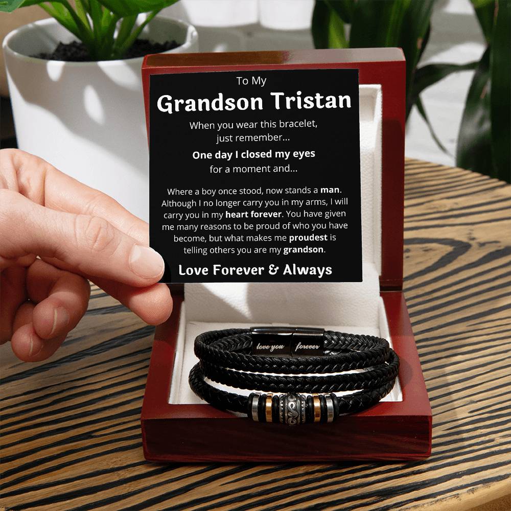 Grandson Bracelet Tristan - Love You Forever Bracelet