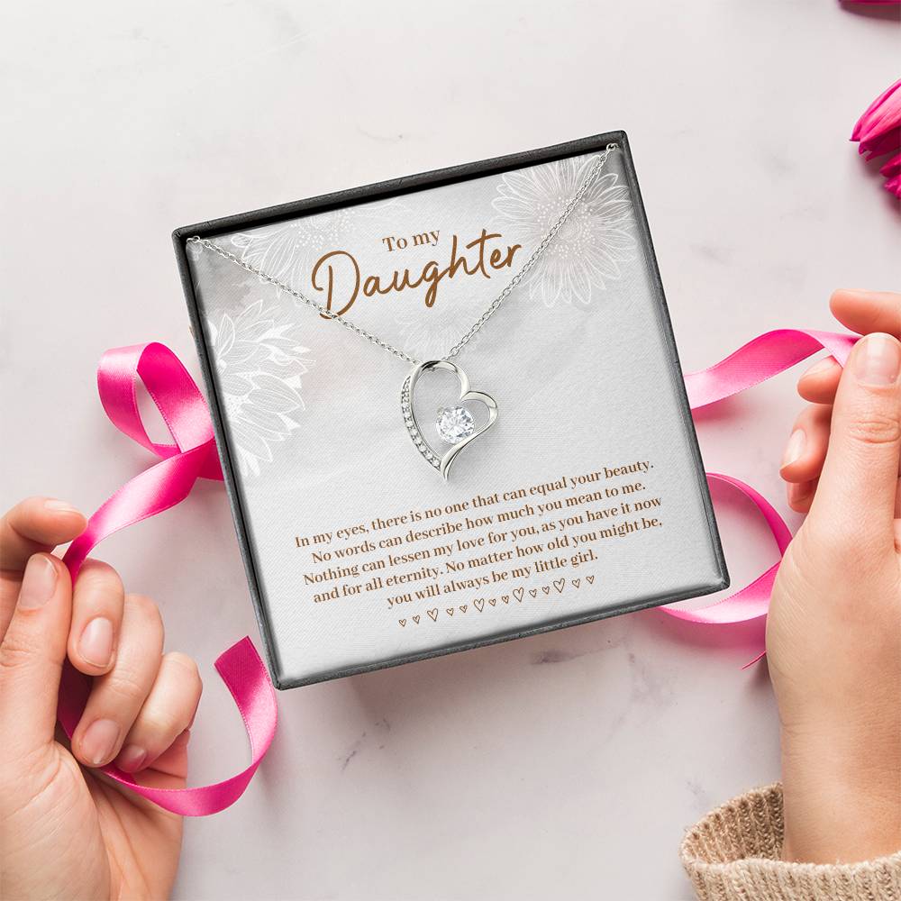 To My Daughter Daughters Birthday Unique Grown Up Daughter Daughter Birthday Gift Daughter Jewelry Daughter Necklace Daughter Gift Necklace Gift For Forever Love Necklace