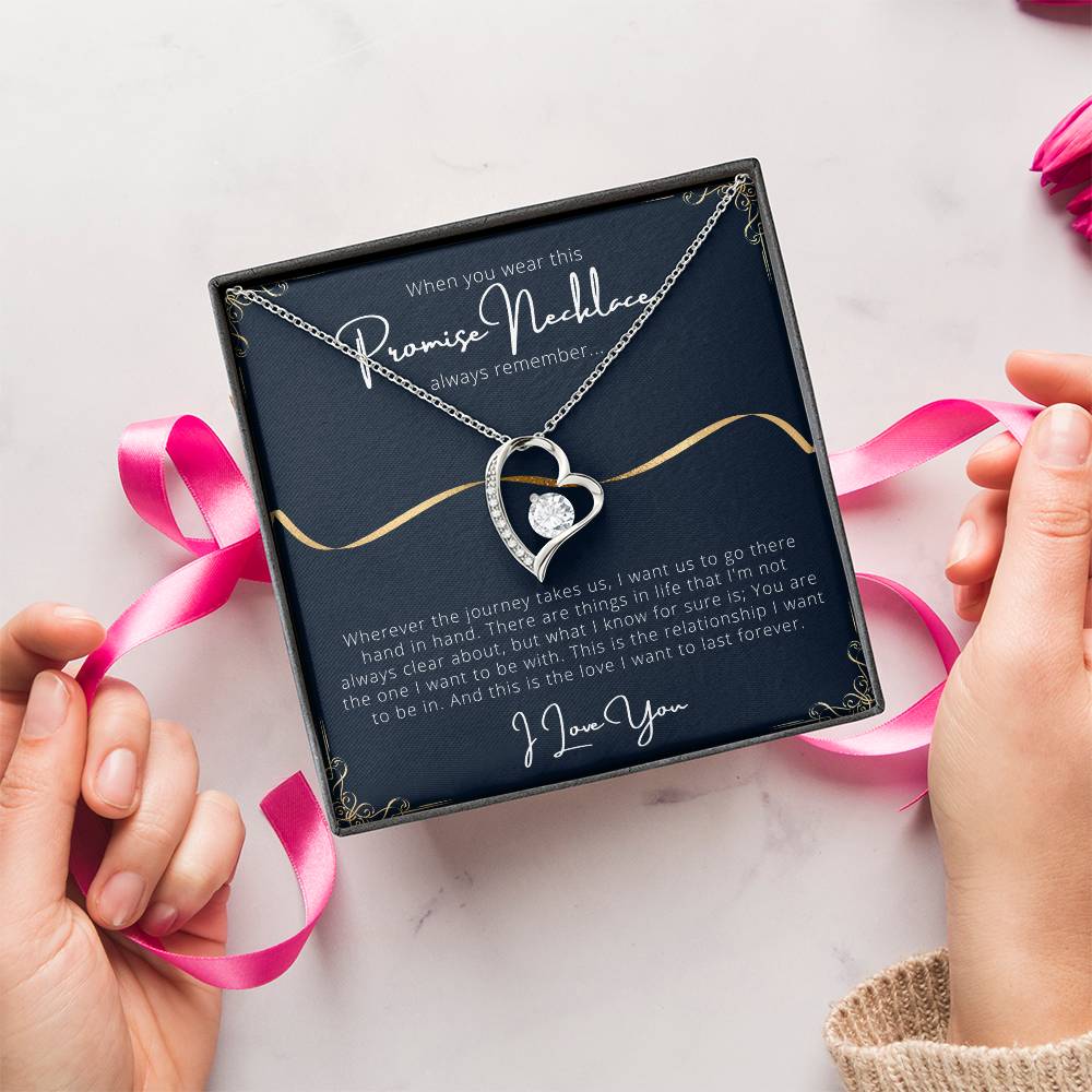 Promise Necklace Forever Love Necklace