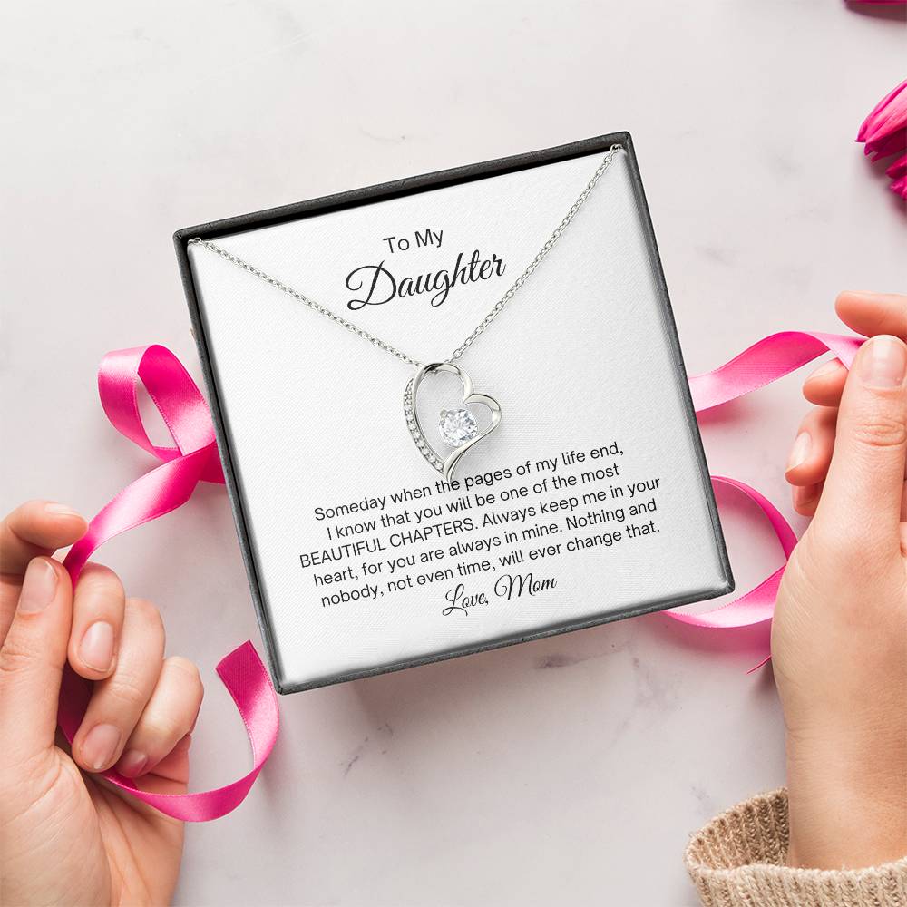 Daughter Beautiful Chapters - Necklace Forever Love Necklace