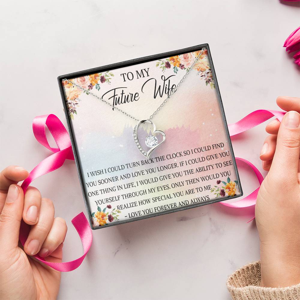 Future Wife Necklace To My Future Wife Future Wife Birthday Gift Girlfriend Necklace Girlfriend Necklace Gifts 1 Forever Love Necklace
